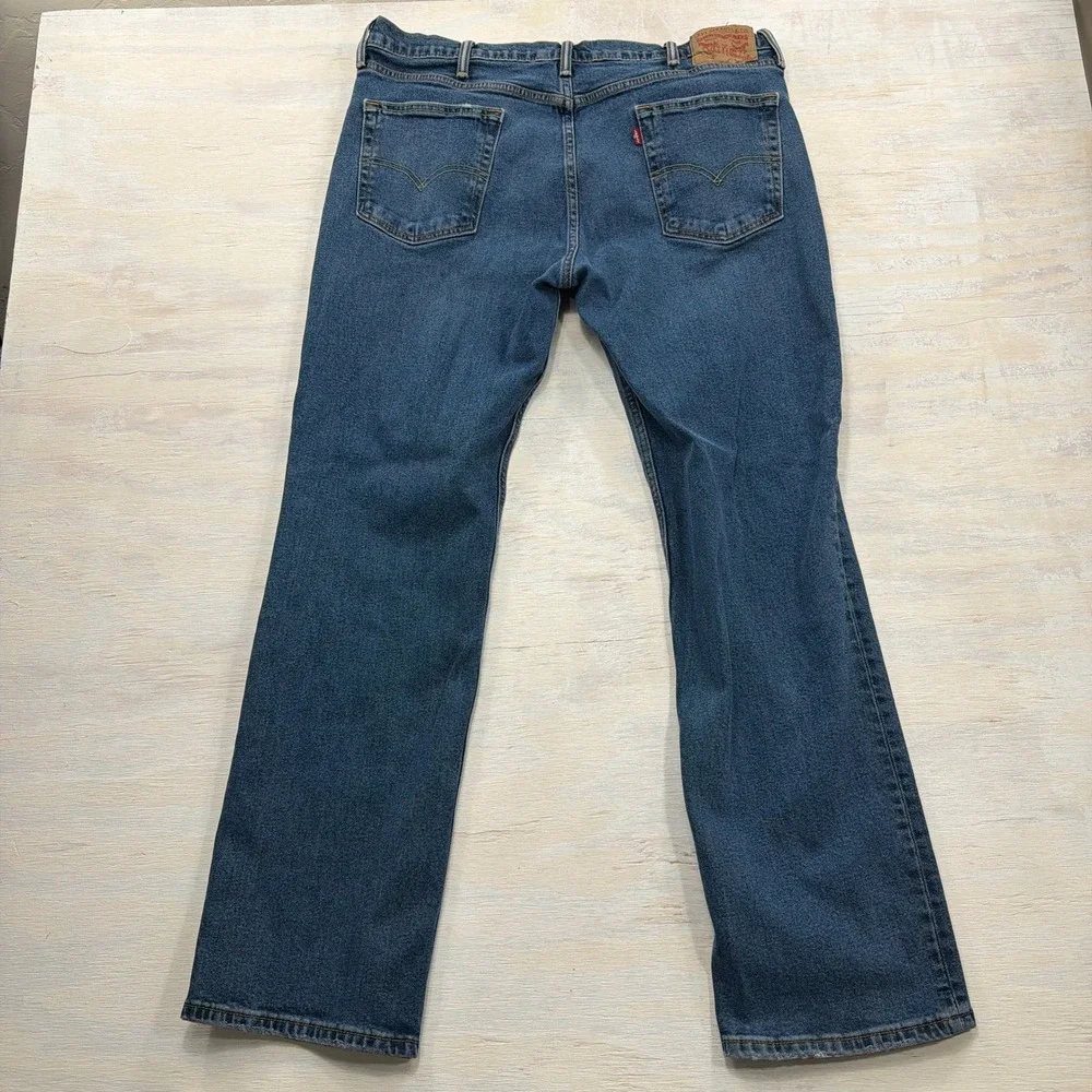 Levi's Jeans 514 Straight Fit Classic Five Pocket Medium Wash Blue Mens 38x32